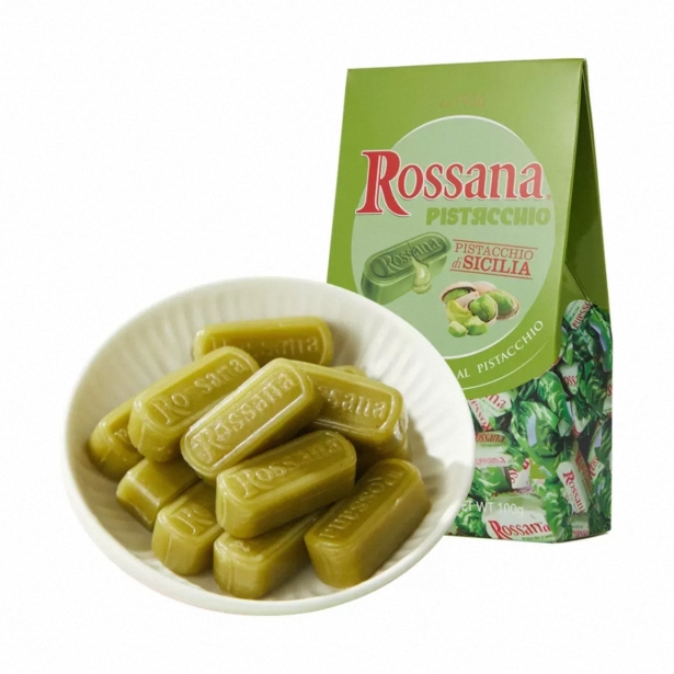 盒马代购 Rossana 开心果酱夹心糖100g意大利进口