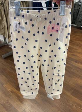 GAP春秋毛圈女婴幼儿运动卫裤