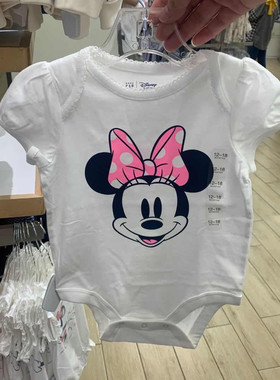 女婴幼儿迪斯尼联名连体衣