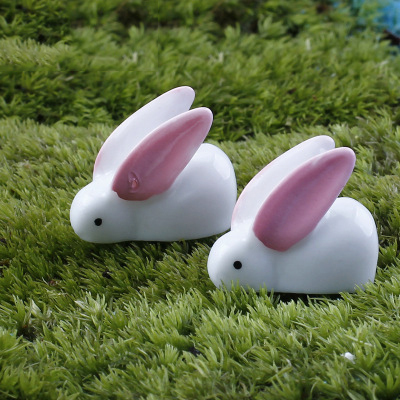 可爱风卡通动物盆栽树脂工艺品