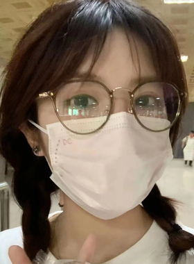 辣绿色近视眼镜女可配度数韩版超轻素颜神器显脸小眼镜框大脸显瘦