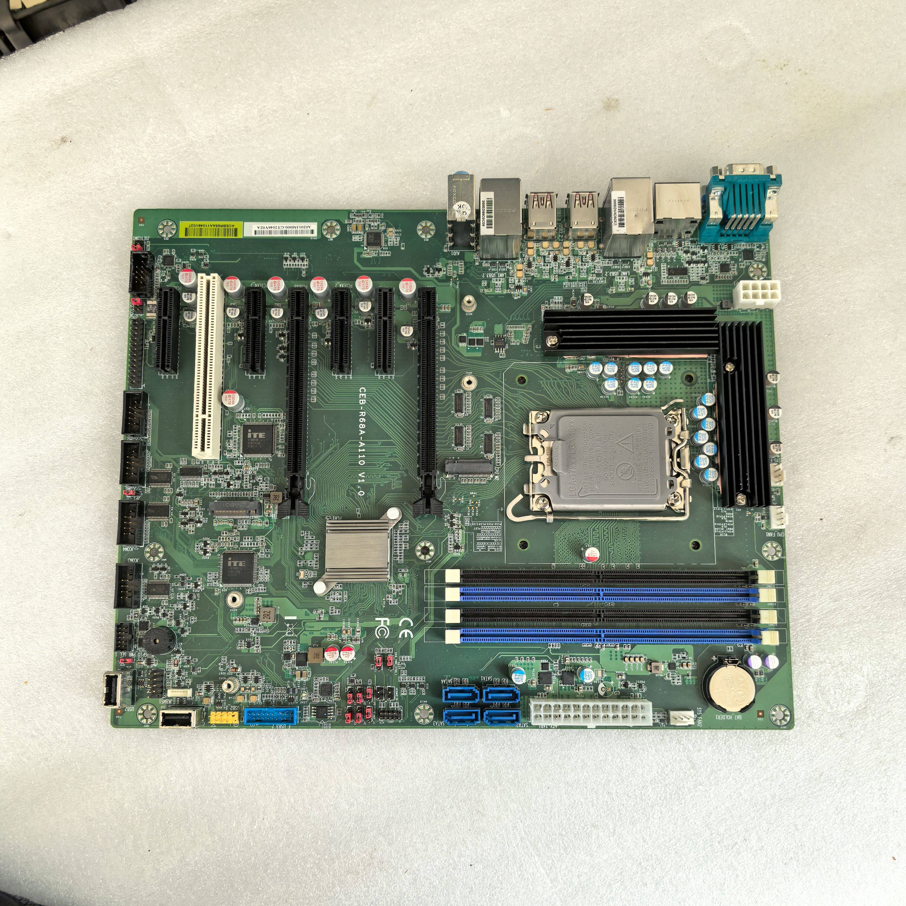 工业主板CEB-R68A-A110 A100V1.1多扩展工控机主板双通道4插槽
