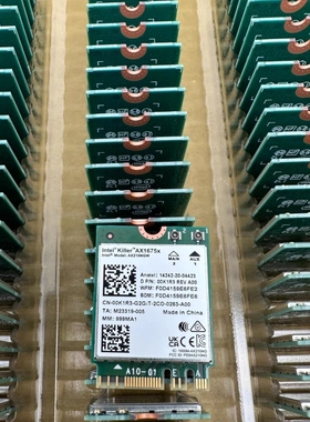 原装Dell 无线网卡intel killer AX1675X 00K1R3 0K1R3