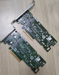 T350 原装 R750 R740 T640服务器M.2硬盘控制转接卡2个2280 DELL