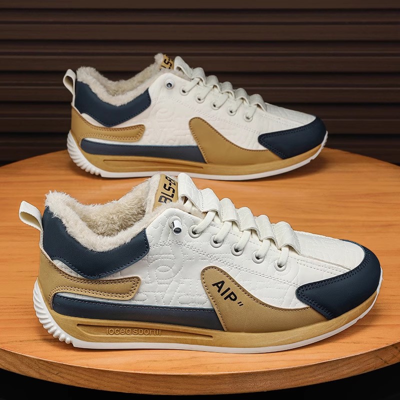 福建晋江棉鞋品牌男鞋秋冬新款帕拉鞋飞行员休闲鞋加绒保暖阿甘鞋