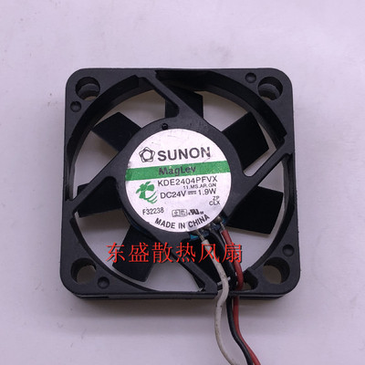 SUNON建准 KDE2404PFVX 24V 1.9W 4010 4CM 2/3线 静音变频器风扇