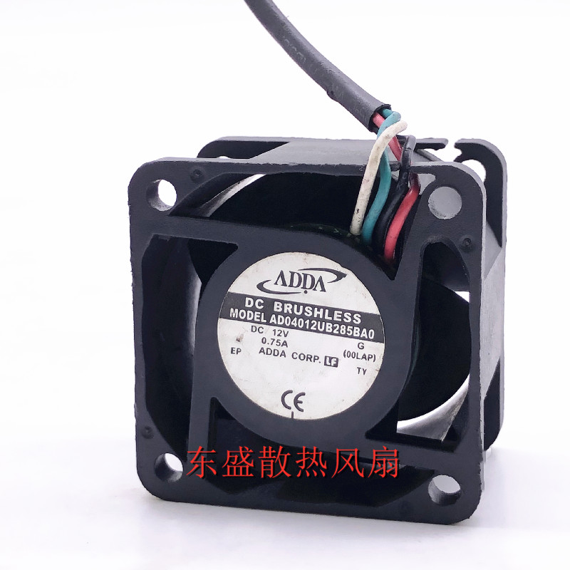 原装ADDA AD04012UB285BA0 12V 0.75A 4CM 4028 4线PWM 散热风扇