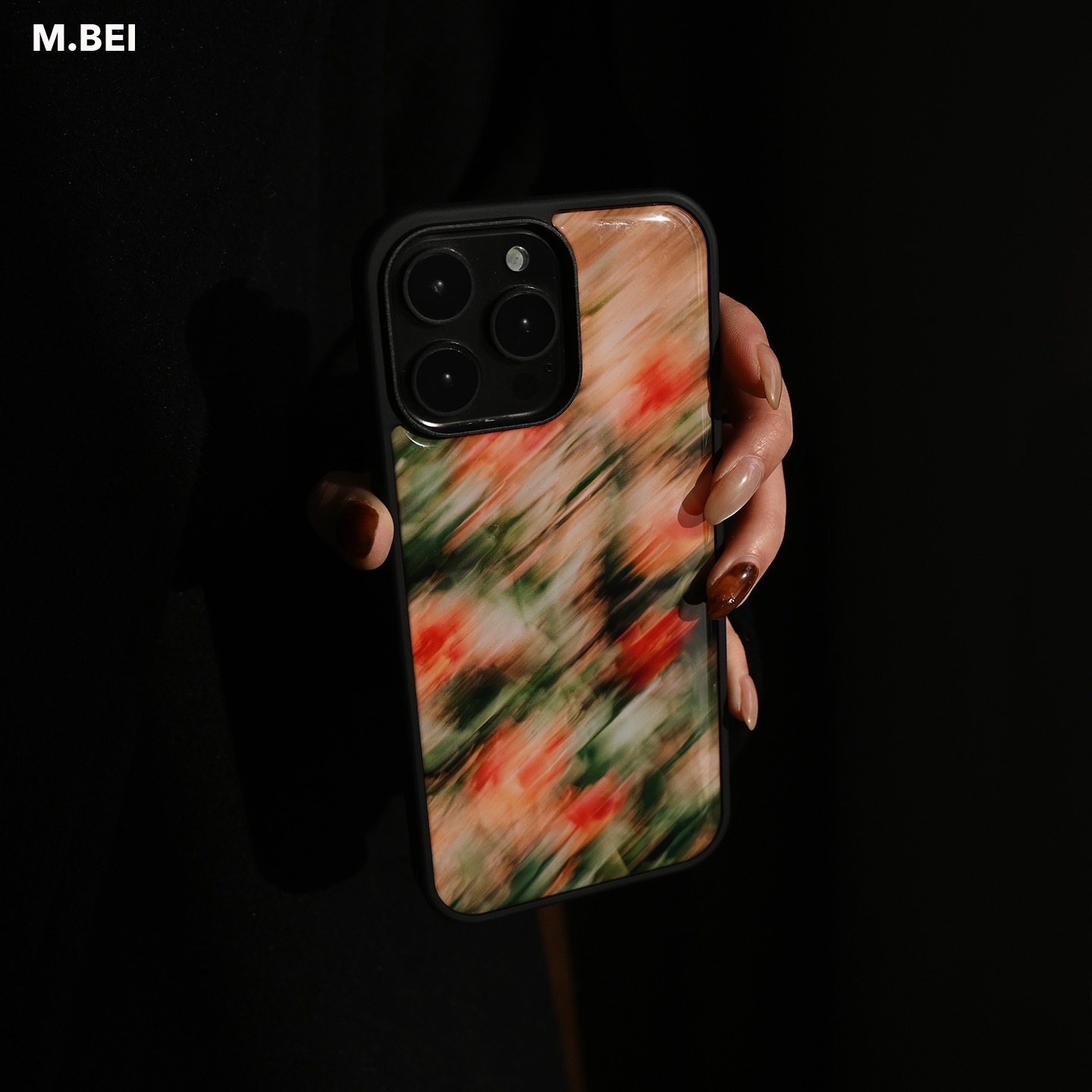 复古花卉手机壳防摔ins风