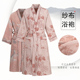 2026春夏新款 纯棉双层纱布浴袍酒店情侣全棉睡袍男女睡衣吸水浴衣