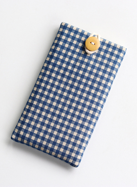 手工蓝格内胆包保护套适用于文石boox P6小白马6.13寸Palma2Tango