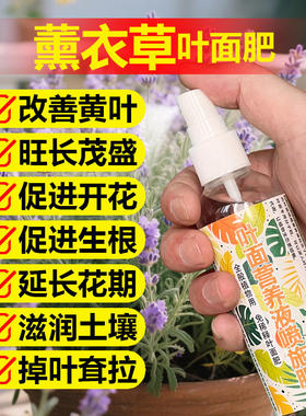 薰衣草专用肥料花肥盆栽土壤有机营养液叶子发蔫枯萎发黄叶面肥料