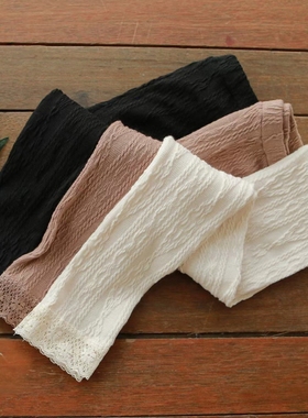 女童公主打底裤韩国童装FLO2022秋季宝宝蕾丝花边弹力棉修身长裤