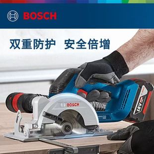 博世无刷电圆锯GKS18V 44锂电多功木工切割机手提工业级圆盘锯