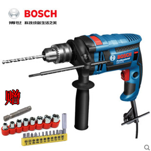 博世GSB16RE冲击钻电钻多功能家用电动工具手电钻套装正反调速