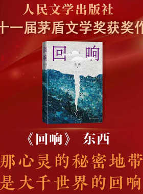 【正版现货】回响 东西著 2023年第十一届茅盾文学奖获奖作品长篇小说 冯小刚导演 宋佳王阳包贝尔主演悬疑作品原著小说