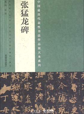 正版书籍张猛龙碑/中国代表性书法作品放大本系列 编者:张海 河南美术出版社