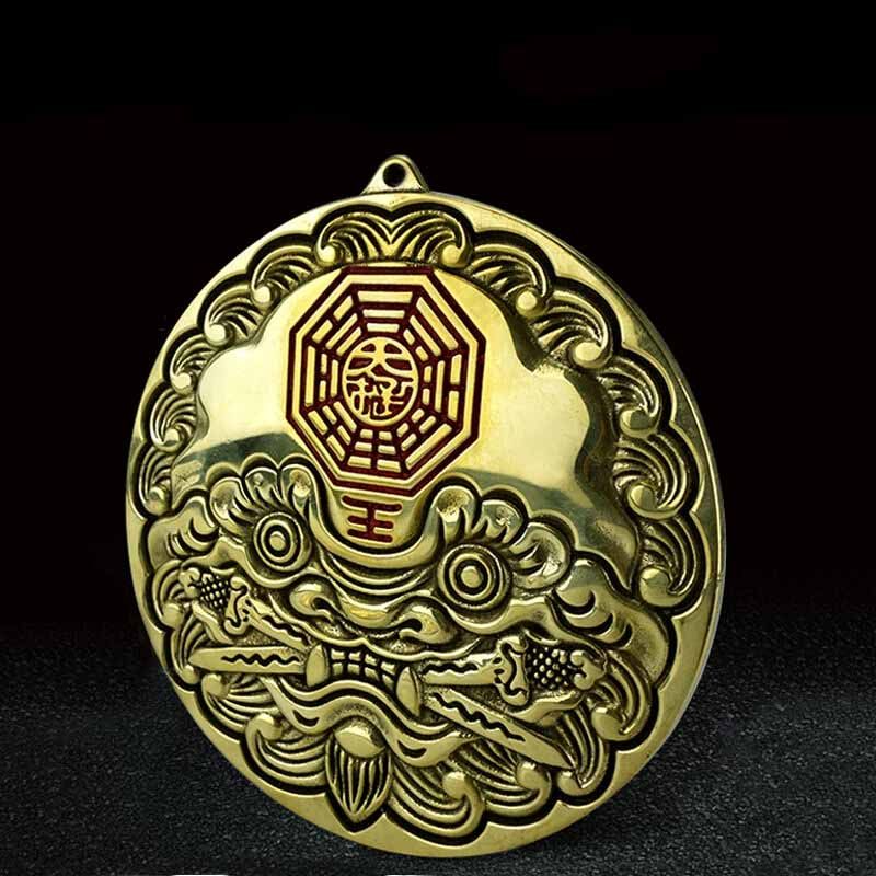 八卦镜虎头牌挂件卫生间海神