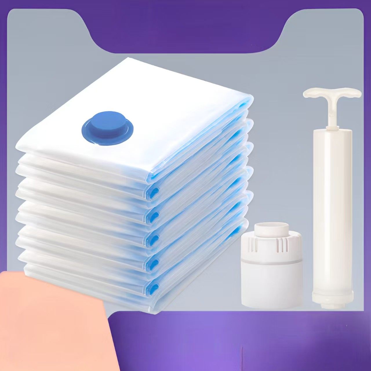 真空压缩袋收纳袋衣服被子羽绒服整理旅行专用加厚耐用可重复使用,收纳整理,杂物压缩袋,淘宝优惠券,粉丝福利购,淘宝优惠卷