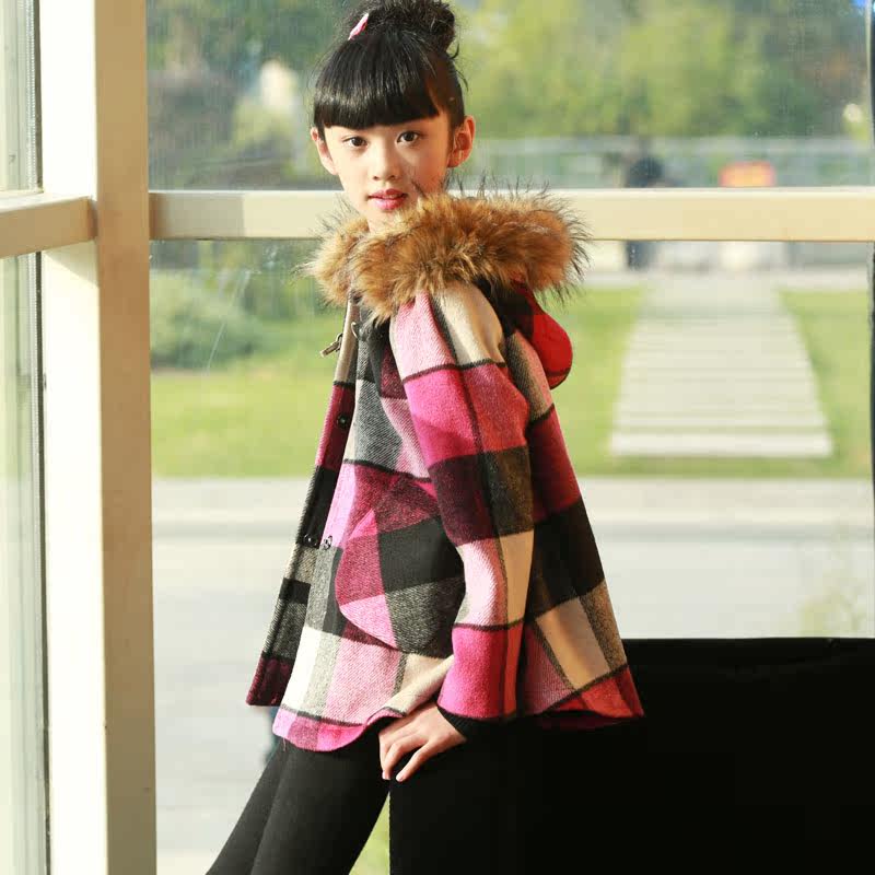 Manteau pour fille HIROIBEAR en laine - Ref 2161798 Image 5