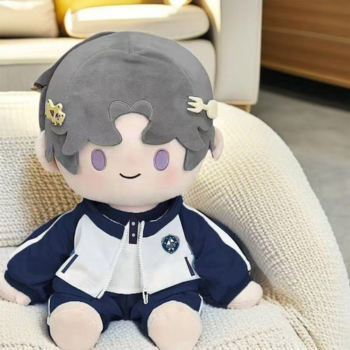 校服娃衣40cm棉花娃娃坐姿玩偶替换装学院风公仔无属性运动服娃衣