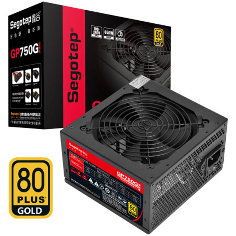 鑫谷（Segotep）额定650W GP750G爱国版电源金牌认证/双路CPU供电 电脑硬件/显示器/电脑周边 电源 原图主图