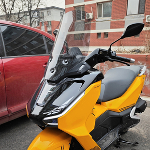 适用于五羊本田NWG150加高风挡改装挡风玻璃挡风板配件150前挡风