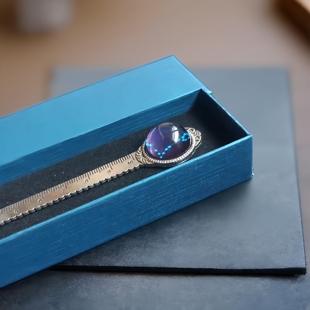 包邮夜光星座书签古银中国风礼物简约金属文具学生精致小礼品