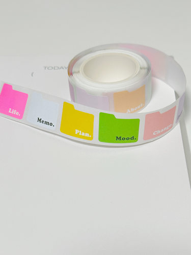 hello smile木蝉司原创小字母文件夹细闪小框框爱心圆点贴纸卷百