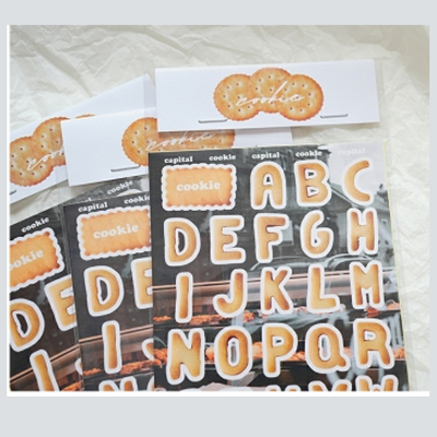 现货 hellosmile木蝉司原创饼干贴纸 可爱清新百搭手帐ins风