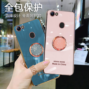 哥伦巴斯适用oppoa79手机壳创意时钟指环支架oppo a77t全包镜头保护套防摔a73m硅胶软壳网红潮ins男女款个性
