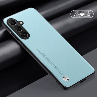 哥伦巴斯适用三星a55手机壳galaxy a55 5g简约素皮a555g全包镜头保护套sm一a5560超薄皮质Samsung散热case ph