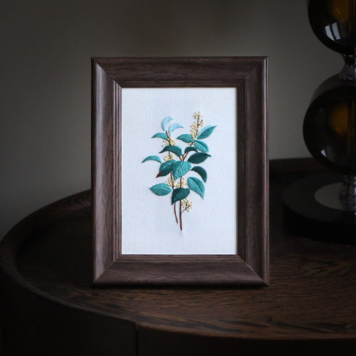 刺绣diy花寄材料包家居装饰画