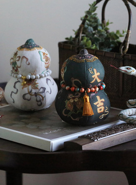 花寄 葫芦刺绣diy手工材料包国风福禄摆件蛇香囊玩偶挂件创意礼物