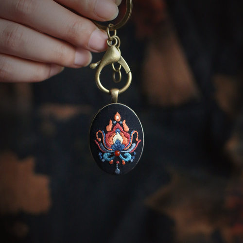 花寄刺绣diy手工材料包敦煌复古