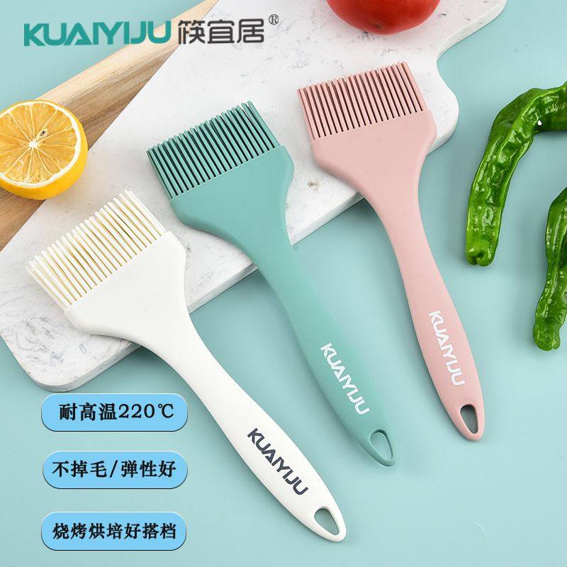 食品级硅胶油刷一体刷耐高温烧烤刷烘焙家用电饼铛家庭刷酱超大号