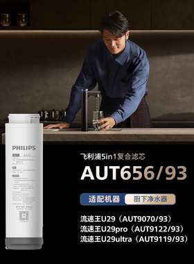 飞利浦净水器5in1复合滤芯AUT656适用AUT9070、AUT9122、AUT9119
