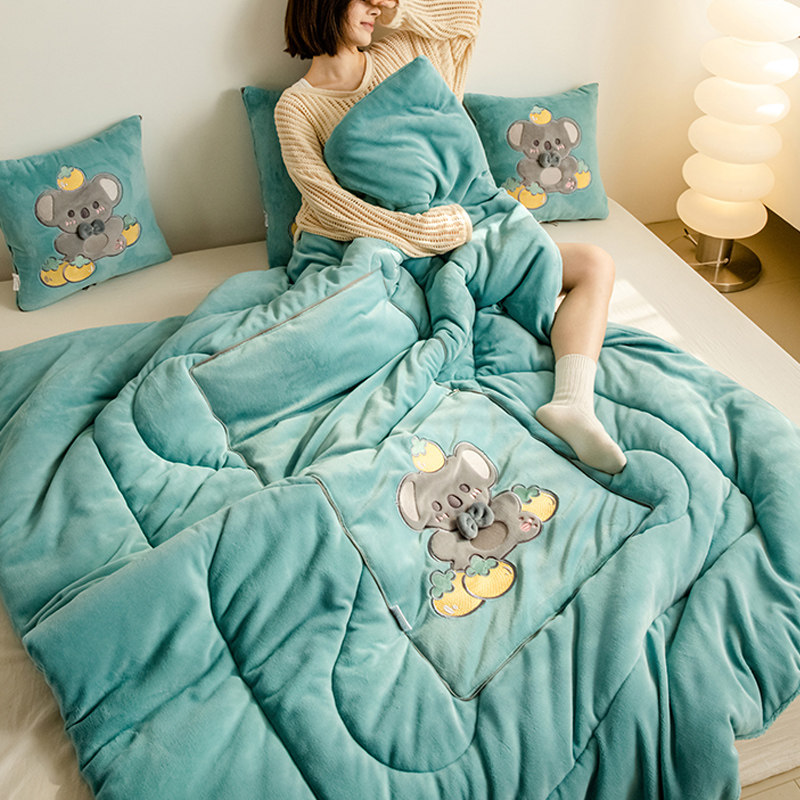 抱枕被子两用车用枕头靠枕车载折叠高档牛奶绒车子车内毯子二合一,居家布艺,抱枕被,淘宝优惠券,粉丝福利购,淘宝优惠卷