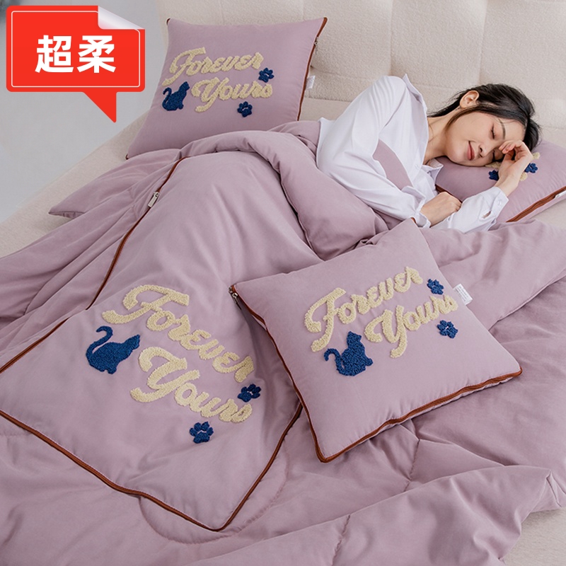 抱枕车用被子两用折叠小车午睡