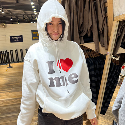 粉红蘑菇Ilove系列标语卫衣合集