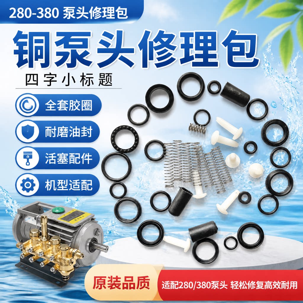洗车机配件大全密封圈活塞图片