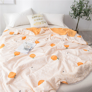 空调被夏凉被儿童水洗棉夏季 被子单人学生宿舍被芯夏被可机洗 薄款