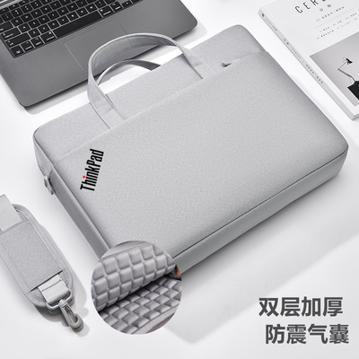 适用联想ThinkPad E16/P16V AI 2024笔记本电脑包16英寸单肩背包T590双层加厚手提防震气囊斜挎背包大容量