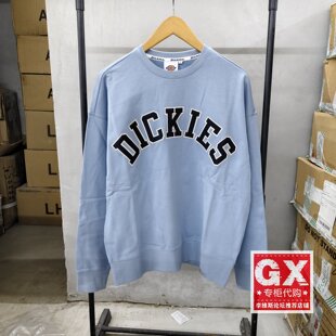 Dickies 男款圆领Logo字母印花宽松休闲运动卫衣DK013103C991