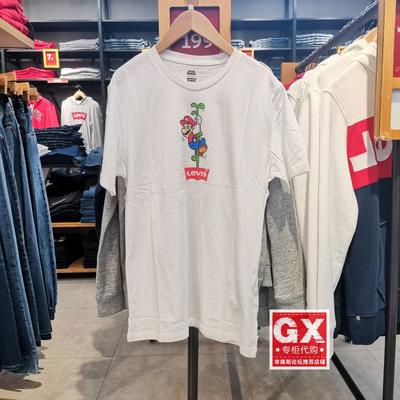 时尚短袖t恤李维斯男士