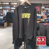 Levis李维斯男士 休闲logo圆领套头衫 卫衣A7979 专柜正品 0000 0001