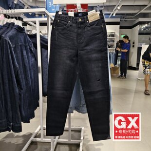 专柜正品Lee101+413标准高腰深灰女牛仔裤LWB1004133YS00F-A00210