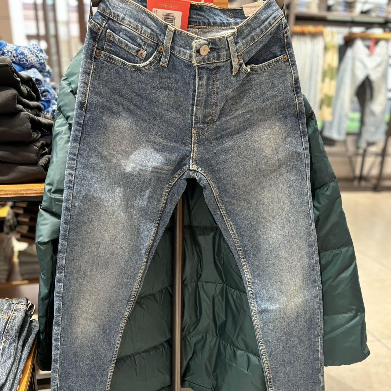 男511中腰修身直筒牛仔裤