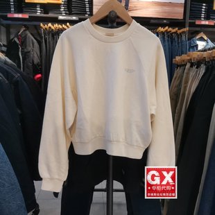 0000 李维斯A0847 女 米色圆领 休闲套头卫衣 GX出品 时尚 levis
