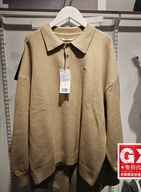 Lee专柜正品秋冬卡其男女同款毛衣针织衫LWT001279100095-81H000