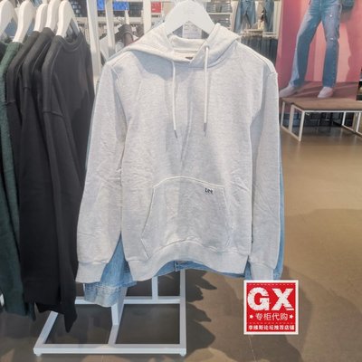 LEE基础款卫衣连帽套头